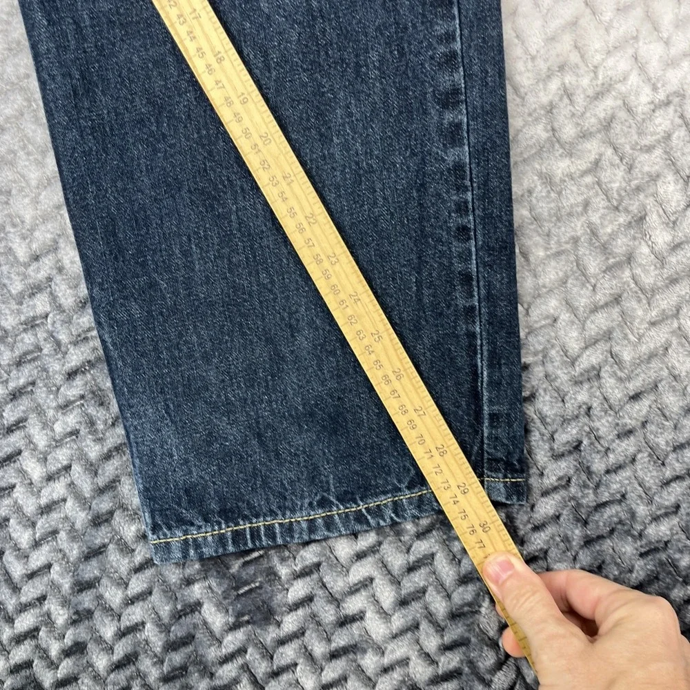 Levi's 559 Relaxed Straight Jeans Mens 44x30 Dark Wash Blue 5 Pocket Denim